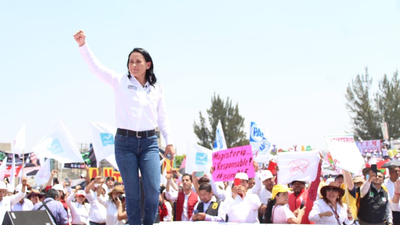 Alejandra Del Moral anuncia tres cierres de campaña este fin de semana