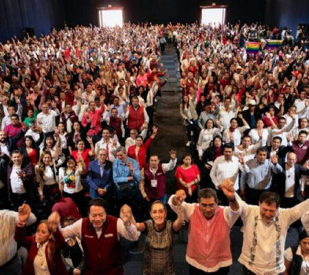 Sheinbaum pide ganar la mayoría calificada en la Cámara de Diputados y de Senadores