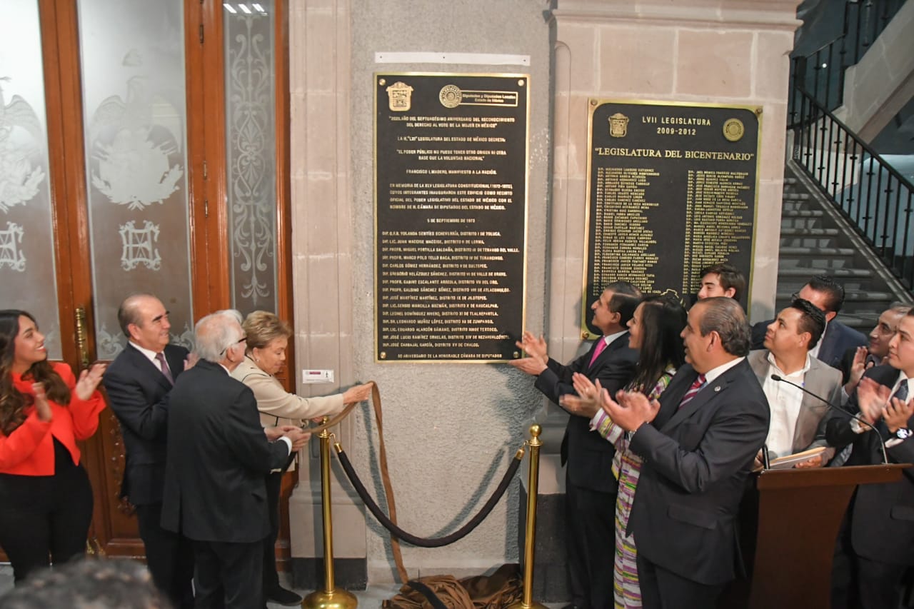 Conmemoran 50 años de la sede legislativa mexiquense