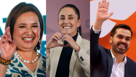 En campaña, Sheinbaum y Gálvez duplican los estados recorridos por Álvarez Máynez