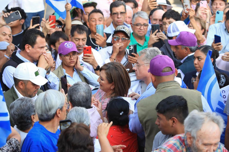 Xóchitl Gálvez asegura que cree en la democracia y critica a Morena en cierre de campaña