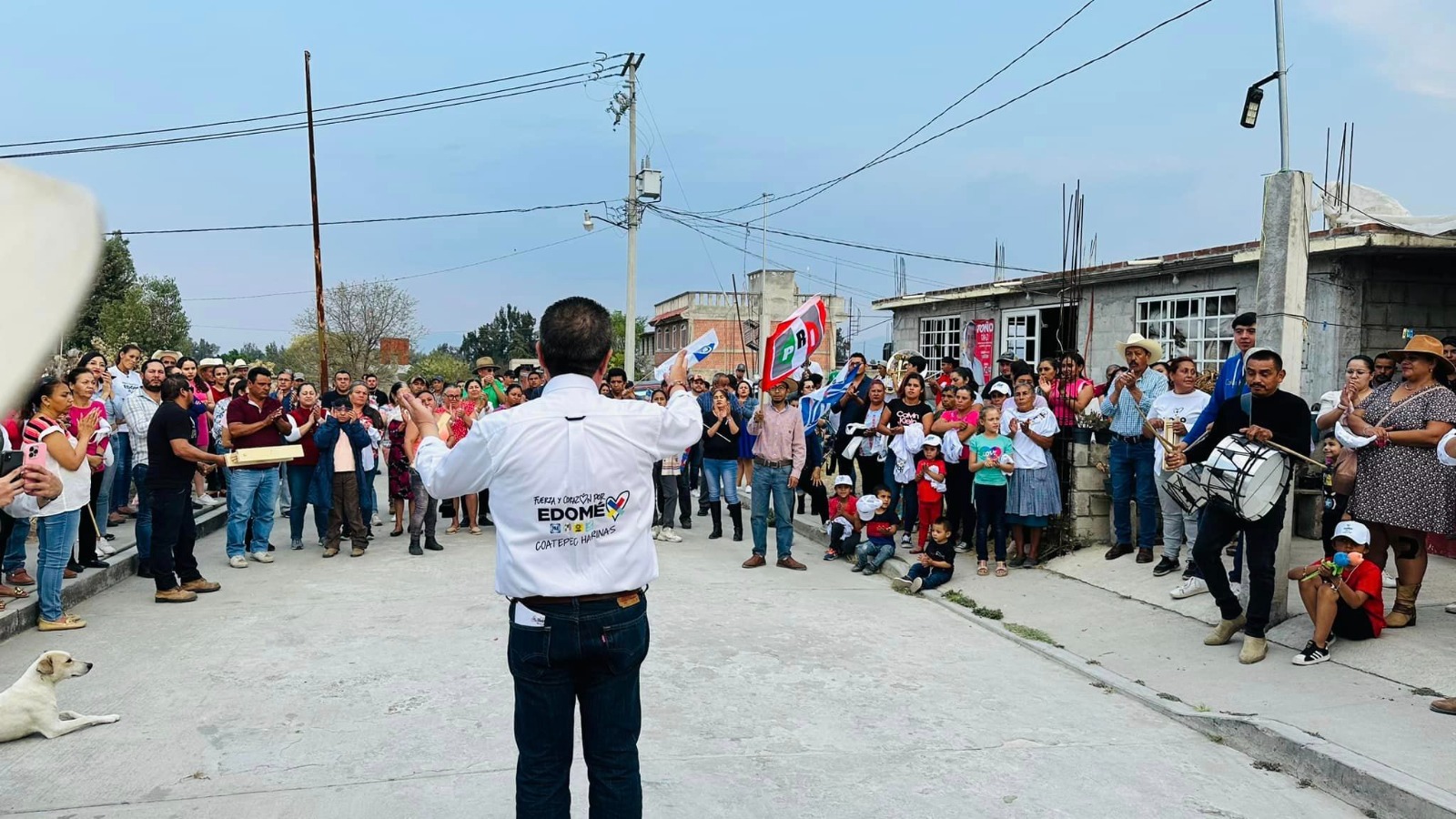 Ciudadanos de El Cedrito y comunidades aledañas del municipio de Coatepec Harinas respaldan a Toño Díaz