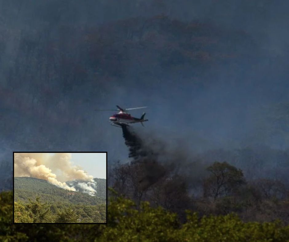 Emergencia en Valle de Bravo por nuevo Incendio que pone en peligro la Reserva Natural de Monte Alto