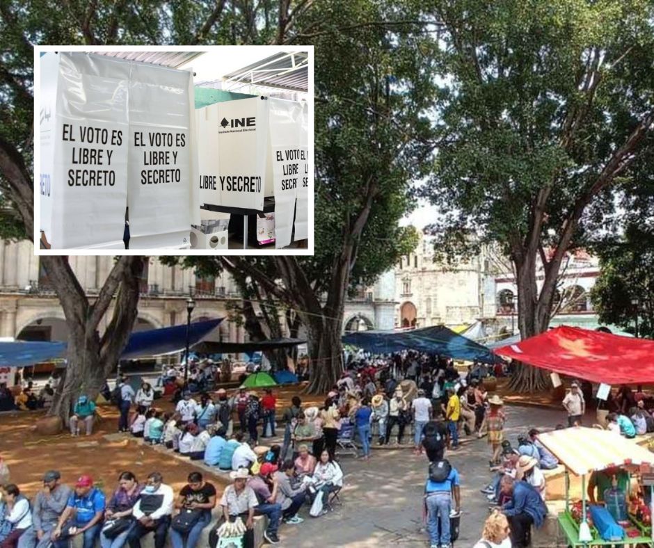 INE reubica en Oaxaca, como medida preventiva, 74 casillas por bloqueos de la SNTE