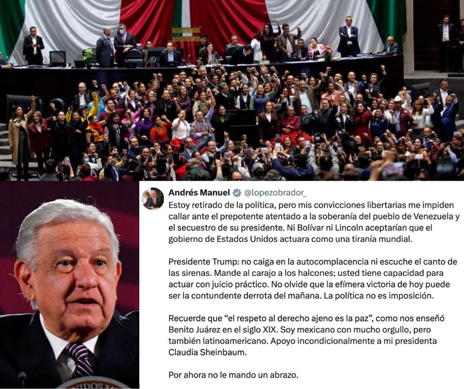 Caso Maduro: Morena respalda a Sheinbaum y AMLO rechazarla acción de Estados Unidos