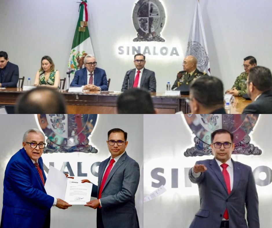 Sinaloa oficializa relevo en Seguridad Pública: Sinuhé Téllez López asume el mando estatal