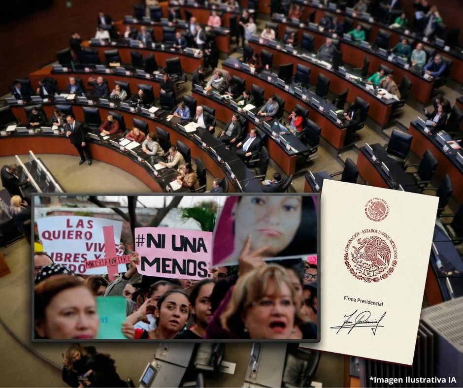 Nueva iniciativa busca unificar el combate al feminicidio en todo México: propuesta llega al Senado