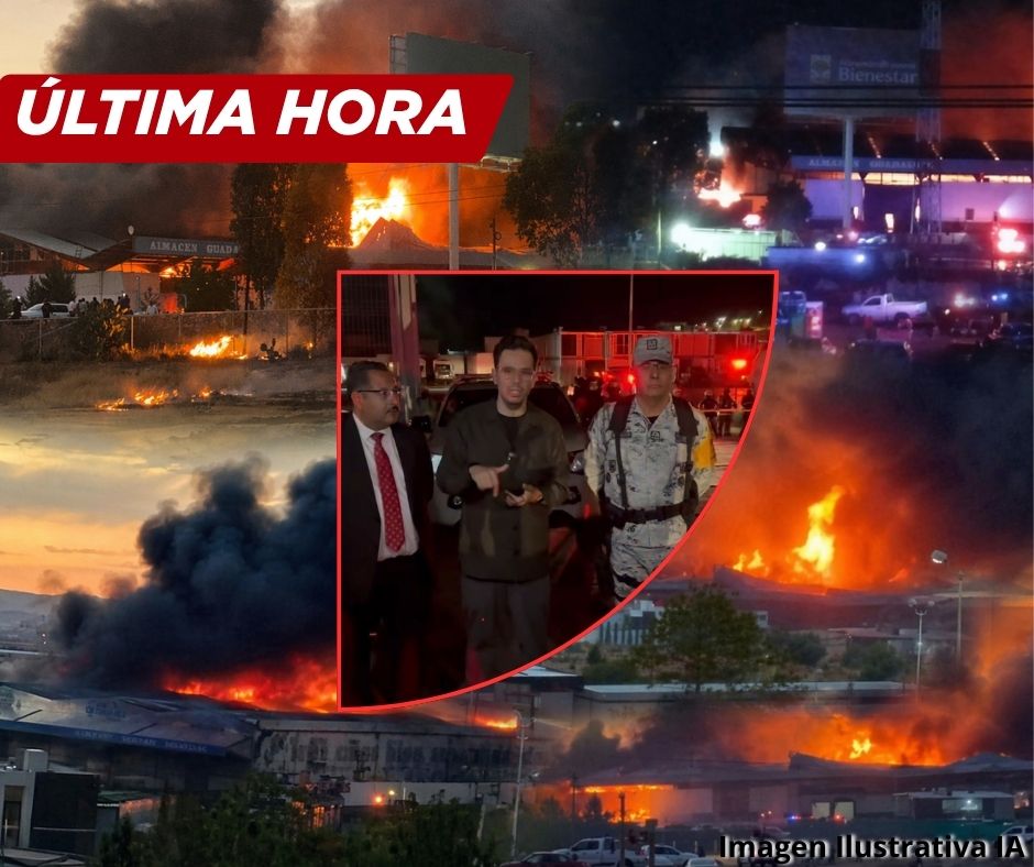 Autoridades señalan protestas de productores como origen de Incendio que destruyó complejo