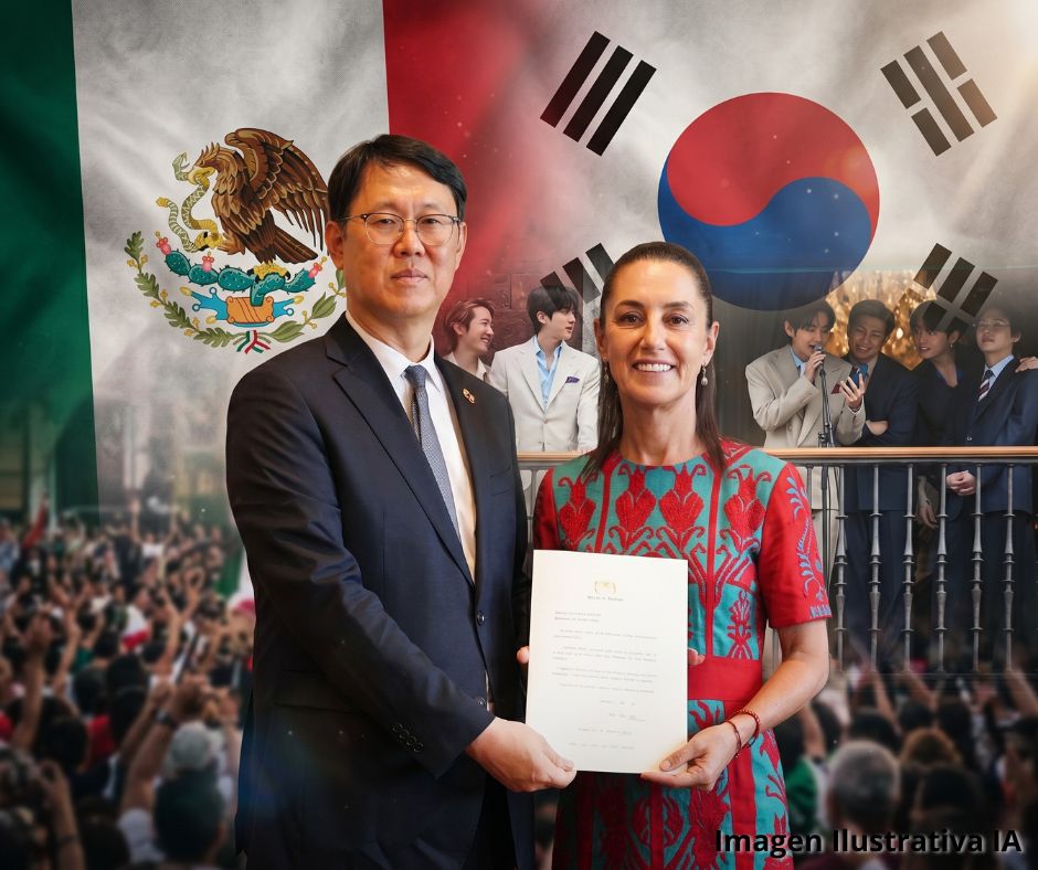 Corea del Sur refuerza relación con México mientras BTS desata furor en el Zócalo