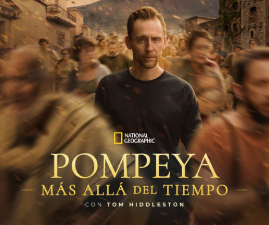Pompeya: Una docuserie que cruza ciencia, drama y reconstrucción histórica con Tom Hiddleston