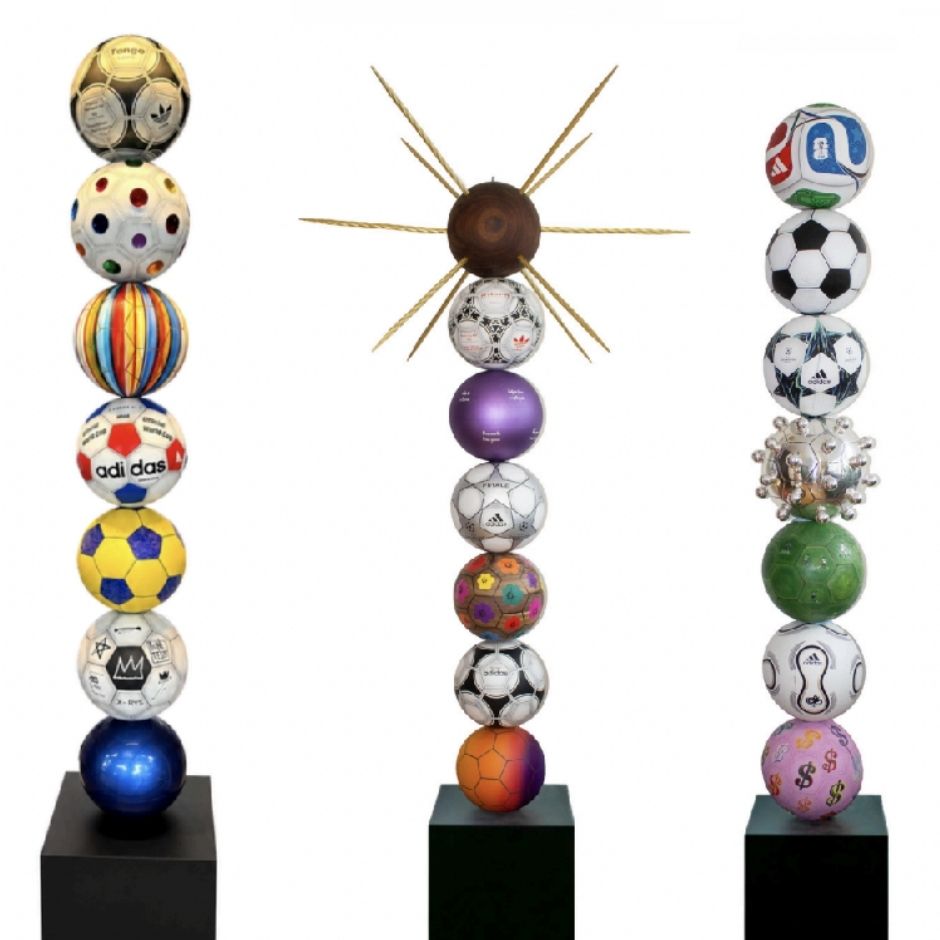 Del balón al arte: Karen Rumbos impulsa una exposición que une futbol, creatividad e impacto social