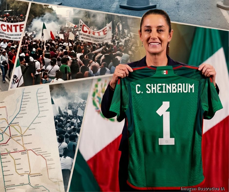 Mundial, protestas y cierres: Sheinbaum descarta represión y respalda medidas de contenció
